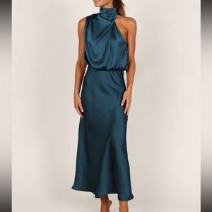 NWT Petal & Pup Annabelle Halter Midi Dress XL
